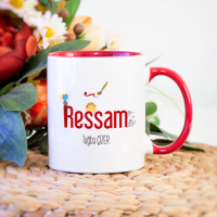 Kişiye Özel Ressam Kupa Bardak - Kırmızı