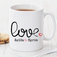 Love Kişiye Özel Kupa Pi54