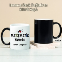 Matematik Mühendisi Kişiye Özel Sihirli Kupa Pi37