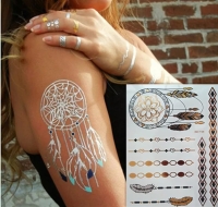 Metallic Tattoo - Metalik  Geçici Dövme Şablonu