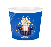 Popcorn Mısır Kovası Dekoratif