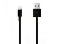 Renkli iPhone 5 5S 6 6S USB Data Kablosu - Siyah