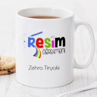 Resim Öğretmeni Kişiye Özel Kupa Pi21