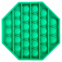 Sekizgen Tek Renk Pop Push İt Anti Stres Baloncukları Bubble Fidget