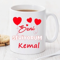 Seni Seviyorum Kişiye Özel Kupa Pi76