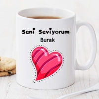 Seni Seviyorum Kişiye Özel Kupa Pi123