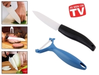 Seramik Bıçak & Sebze ve Meyve Soyucu Set
