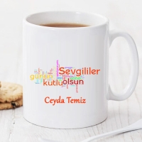 Sevgililer Günün Kutlu Olsun Kişiye Özel Kupa Pi62