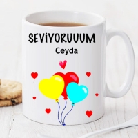 Seviyoruuum Kişiye Özel Kupa Pi124