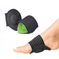 Siyah Ayak Boşluğu Destek Pedi Esnek Çift
