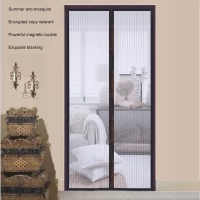 Siyah Mıknatıslı Kapı Sinekliği Tülü ( 90 x 210 cm)