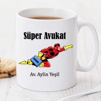 Süper Avukat Kişiye Özel Kupa Pi100