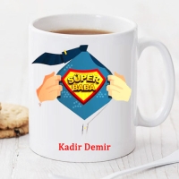 Süper Baba Kişiye Özel Kupa Pi104