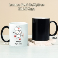 Tatlı Hemşire Kişiye Özel Sihirli Kupa Pi34