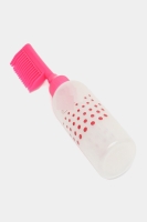 Yatay Model 150ML Saç Boyası Fırçası Taraklı Boş Şişe Aplikatör Boyama Şampuan Saç Yağı Bakım Tarağı