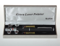Yeşil Lazer Pointer 100 mW 15 Km Etkili (5 Başlıklı)