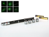 Yeşil Lazer Pointer 50 mW 15 Km Etkili (5 Başlıklı)