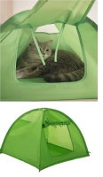 Yeşil Pet Çadırı Pet Hut Kedi ve Köpek Evi İç- Dış Mekan Katlanır Pet Kulubesi