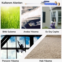 Yüksek Basınçlı Su Tabancası - Araç Yıkama - Bahçe Sulama Başlığı