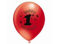 1 Yaş Baskılı Balon - 100 Adet