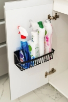 2 Li Plastik Yapışkanlı Askılı Mutfak- Banyo Rafı Düzenleyici Duş Şampuanlık