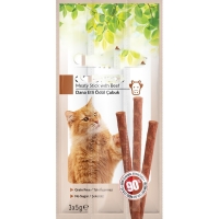 3 Adet Kedi Ödül Çubuğu - Dana Etli Kedi Stick Ödülü ( 3x5g )