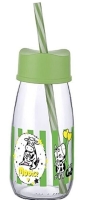 Pipetli Su Ve Süt Şişesi Cam 250 ML - Yeşil