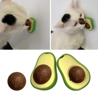 Avokado Dönen Kedi Nanesi Cat Mint Oyun Topu Doğal Catnipli Kedi Oyuncağı