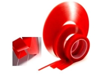Çift Taraflı Akrilik Silikonize Bant 18 mm x 2 metre Kırmızı VHB