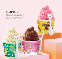 Cupice Kaşıklı Dondurma Ve Puding Kabı 2 Adet