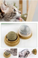 Duvara Yapışan Dönen Kedi Nanesi Cat Mint Oyun Topu Doğal Kedi Oyuncağı