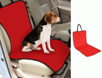 Evcil Hayvan Tekli Araç Koltuk Kılıfı - Kırmızı