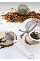 Pratik Paslanmaz Çelik Un Kakao Pudra Şekeri Eleği -Maşalı Bitki Çayı Demleme Süzgeci