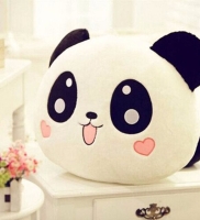 Sevimli Panda Tasarımlı Polar Yastık