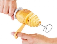 Spiral Patates Dilimleyici Aparat Çubukta Patates Cips Yapma