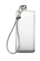 Telefon Charmı Gümüş Taşlı Telefon Bileklik Askısı