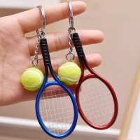 Tenis Raket Ve Topu Anahtarlık
